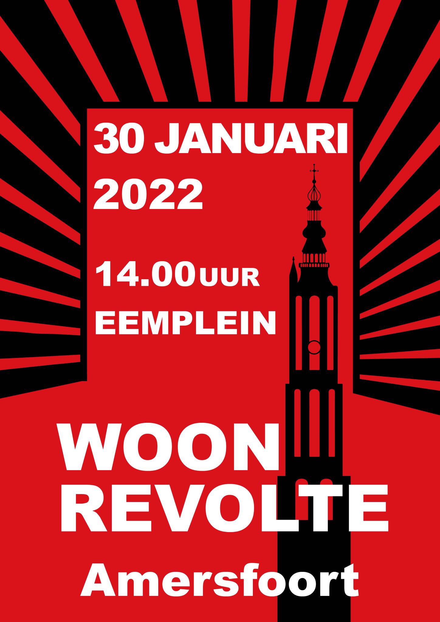 Woonrevolte poster